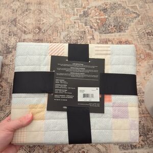 Ralph Lauren Brookview Cotton Reversible Standard Quilted Sham Patchwork Print